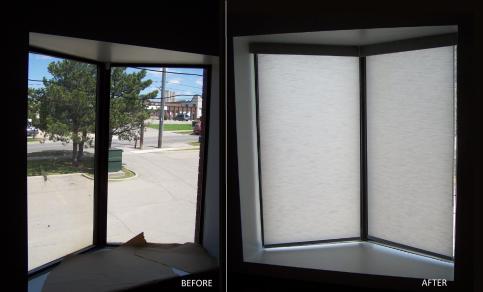 Corner window rolls
